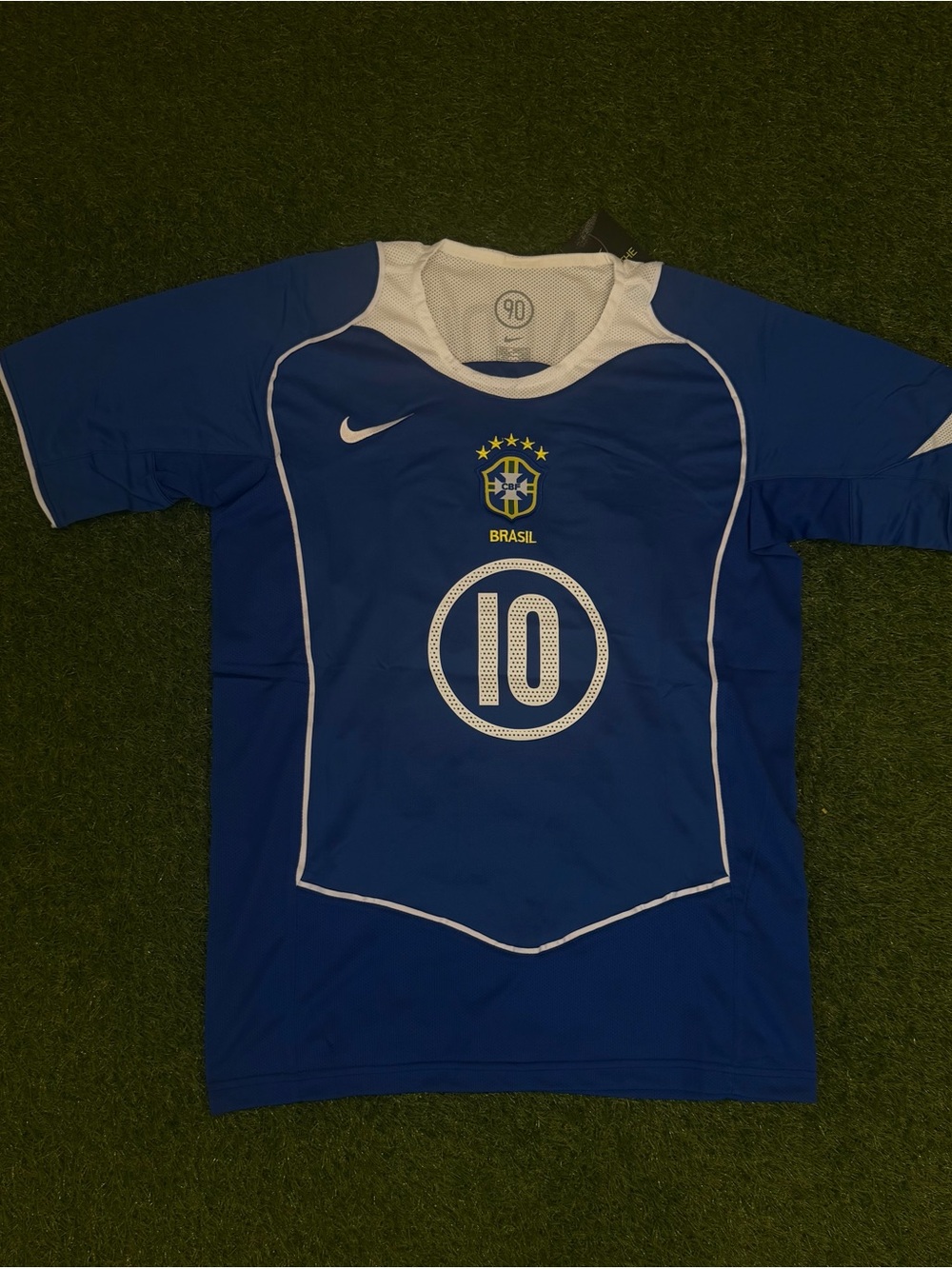 Nike Brasil Blue White #10 Soccer Jersey